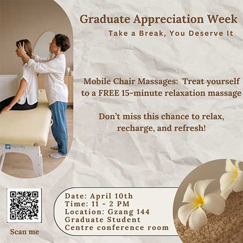 Mobile Chair Massages event flyer