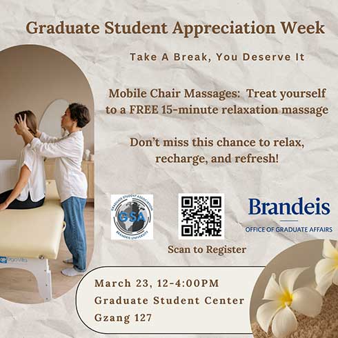 Banner for the mobile massage event