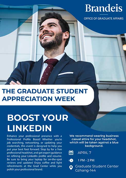 LinkedIn event poster