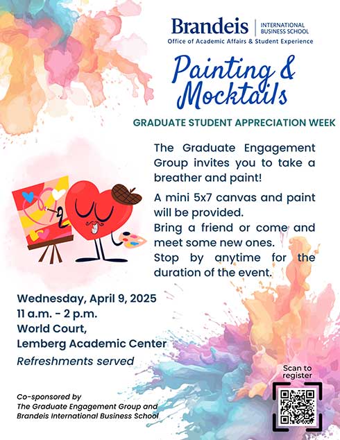 Painting and Mocktails event flyer