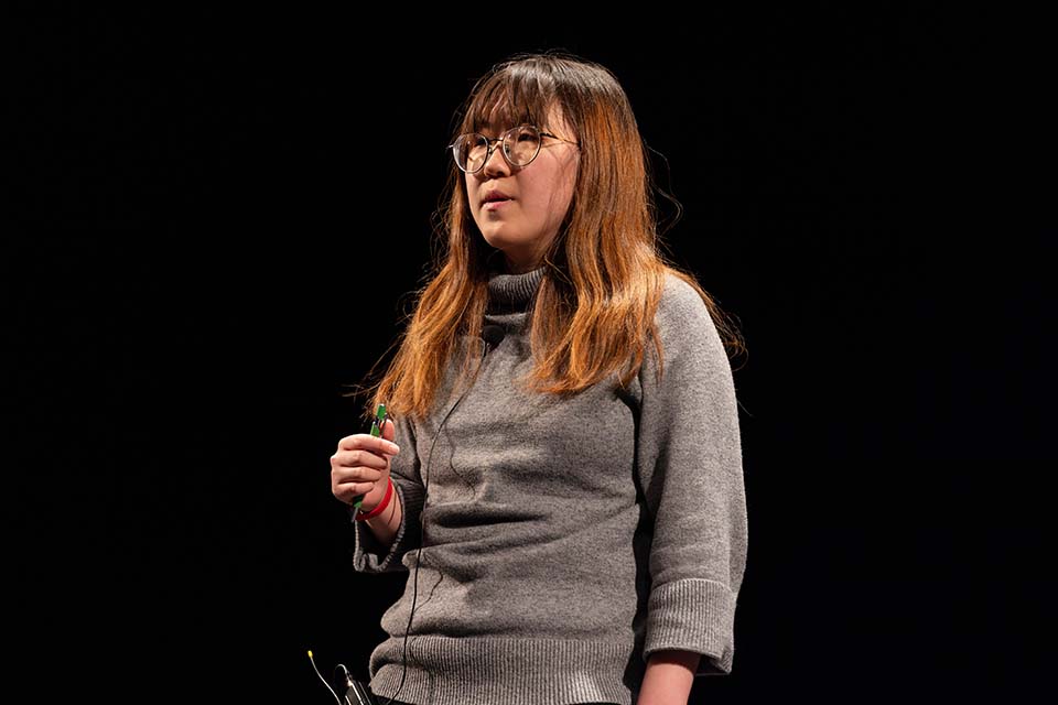 Naijia Liu presenting