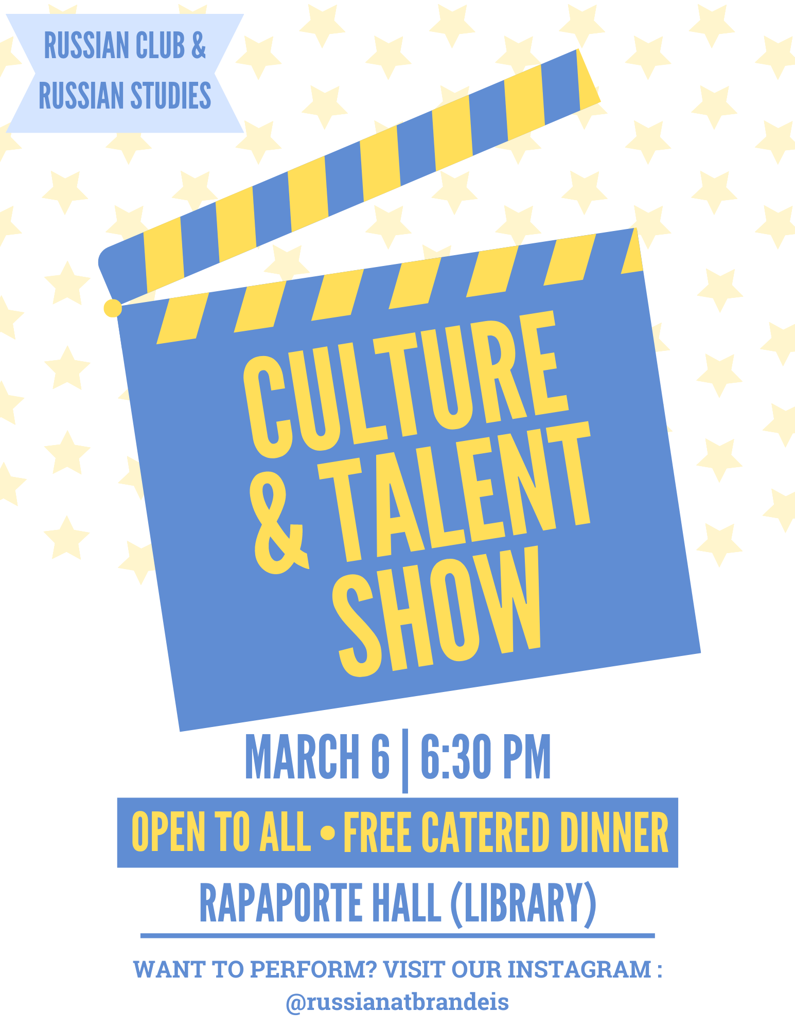 culture n talent show flyer