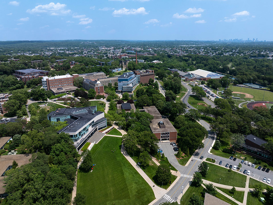 Aerial photo of Brandeis