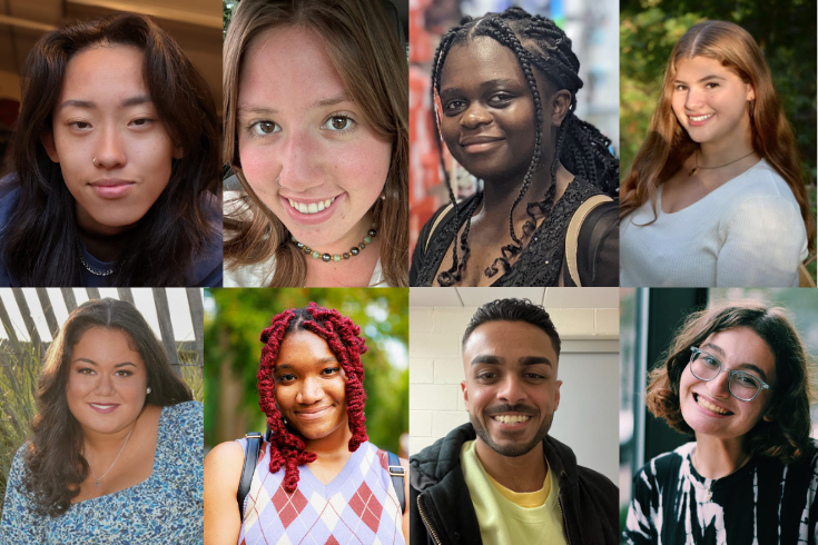 collage of student docents