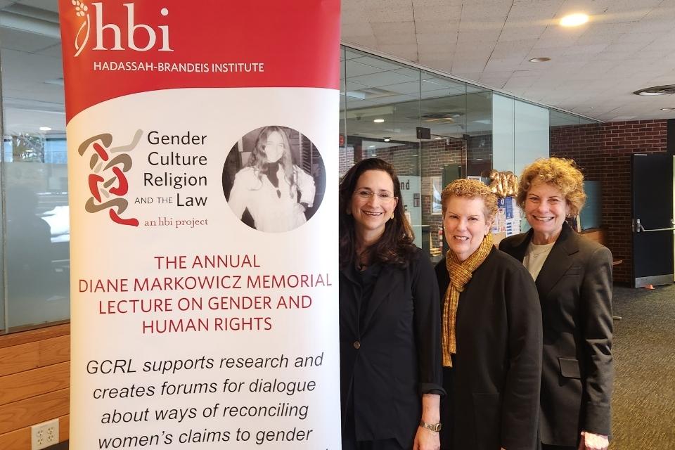 Lisa Fishbayn Joffe, Pamela Nadell and Sylvia Neil