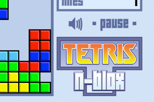 A picture of a tetris game in progress. 