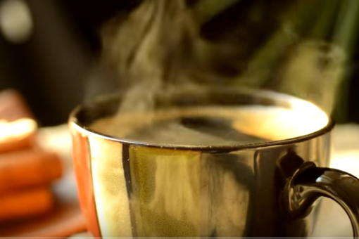 close up of a cup of hot tea