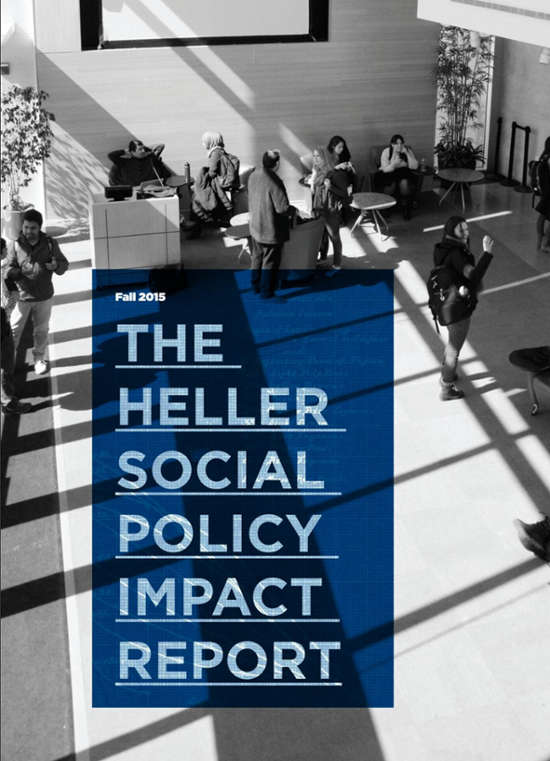 Cover of Fall 2015 Heller Social Policy Impact Report