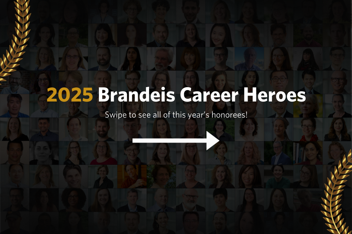 A headshot collage of the 2025 Career Heroes (1/5)