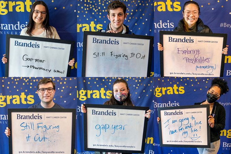 Taylor Kane '22, Jesse Lieberman ‘22, Kelly Zheng ‘22. Bottom: Louis Farer ‘22, Micaela Grimes ‘22, Gisel Ureña ‘22