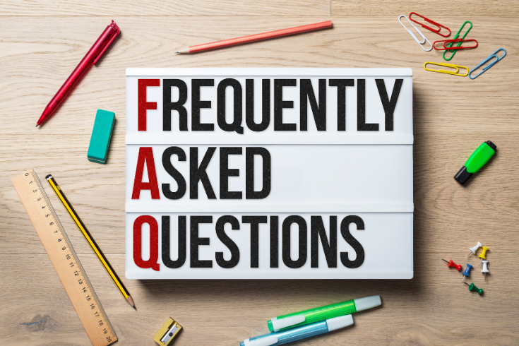 frequently asked questions graphic