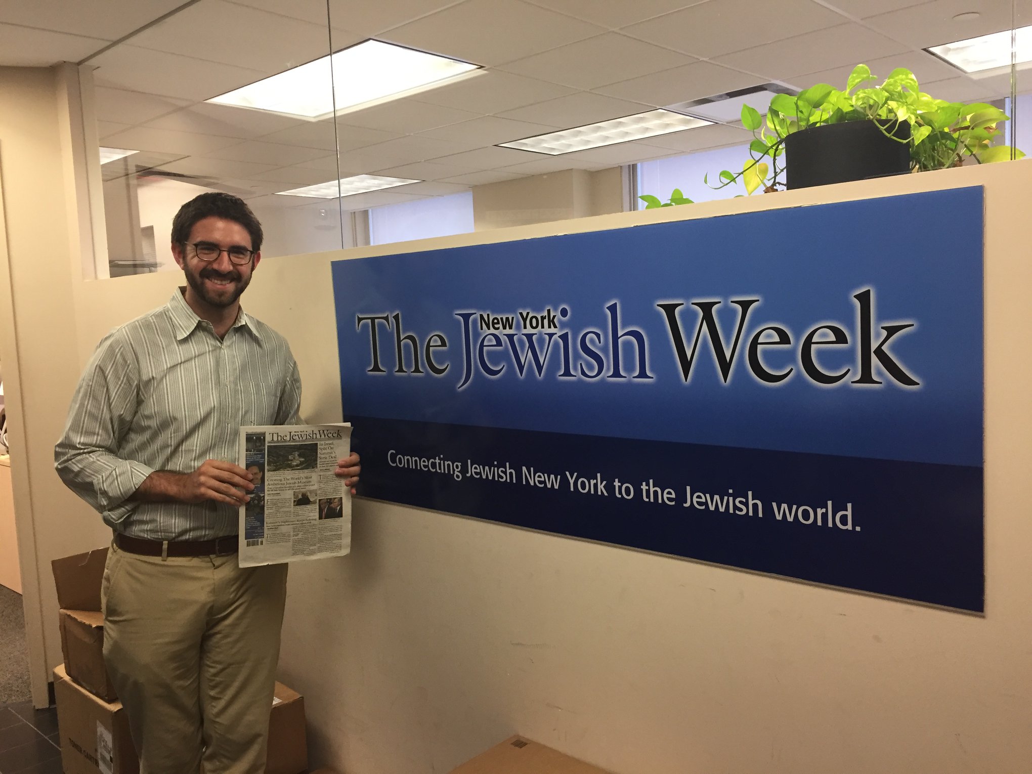Josh Mellits at The Jewish Week