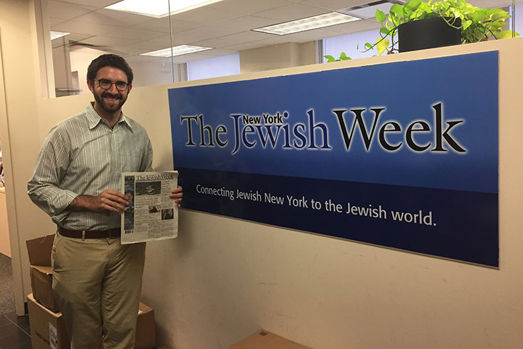 Josh Mellits at The Jewish Week