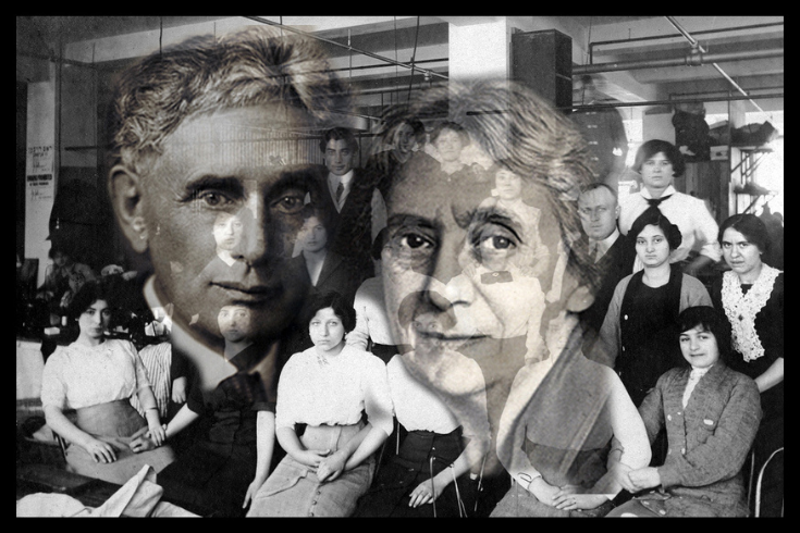Collage of Louis D. Brandeis and Henrietta Szold