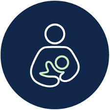 Adult holding infant