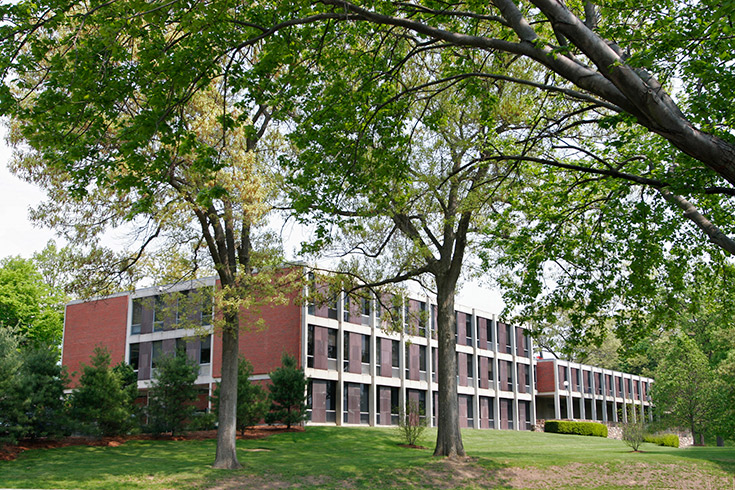 external view of bernstein-marcus administration building