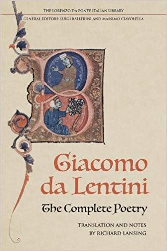 The Complete Poetry of Giacomo da Lentini book cover