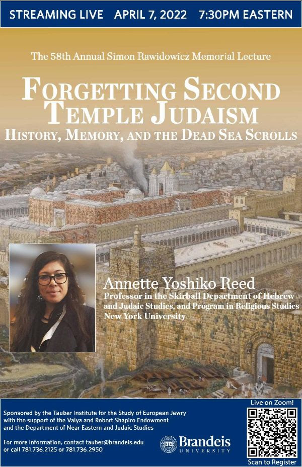 Poster for Forgetting Second Temple Judaism