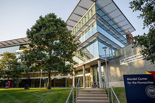 Exterior of the Mandel Center for Humanities