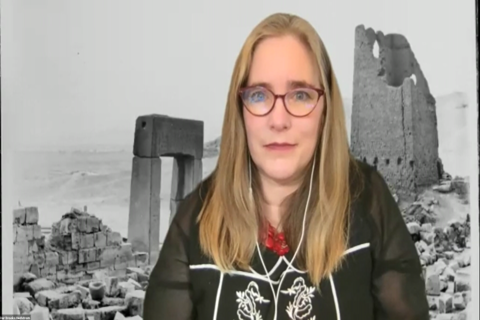 A screenshot of the video featuring Professor Jonathan Decter, head of the Division of the Humanities