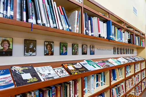 Interior of the WSRC library