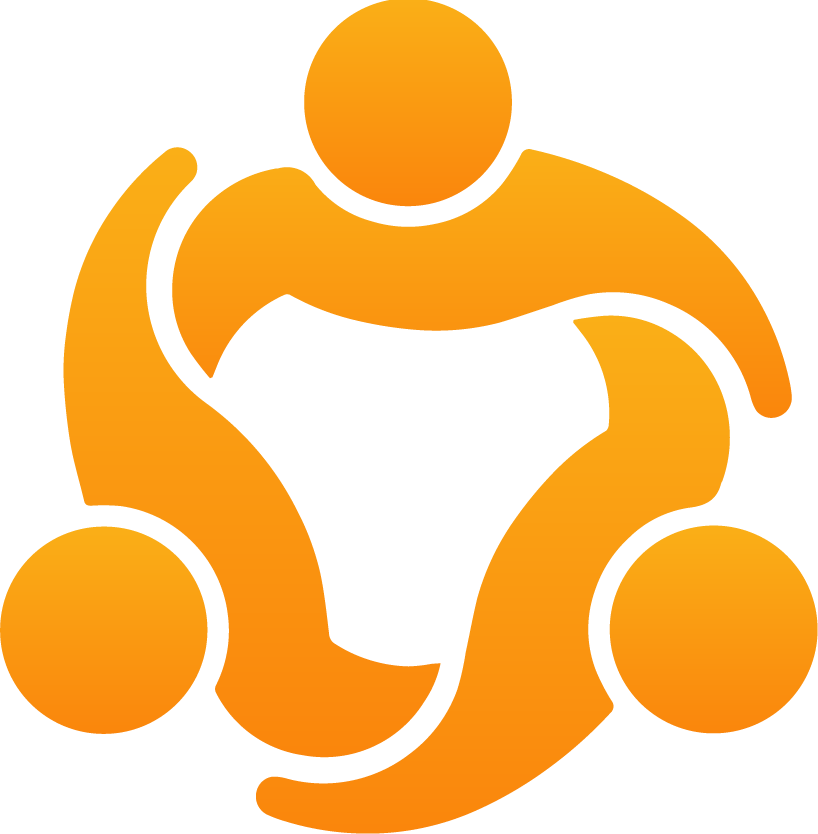 cartoon of people in circle