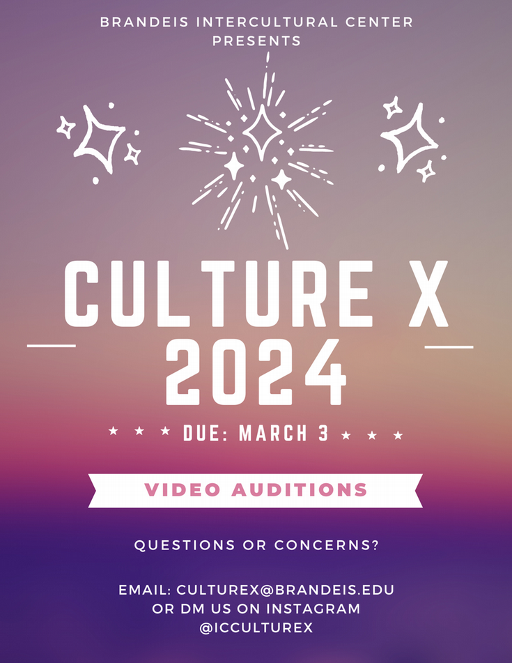 culture x audition flyer