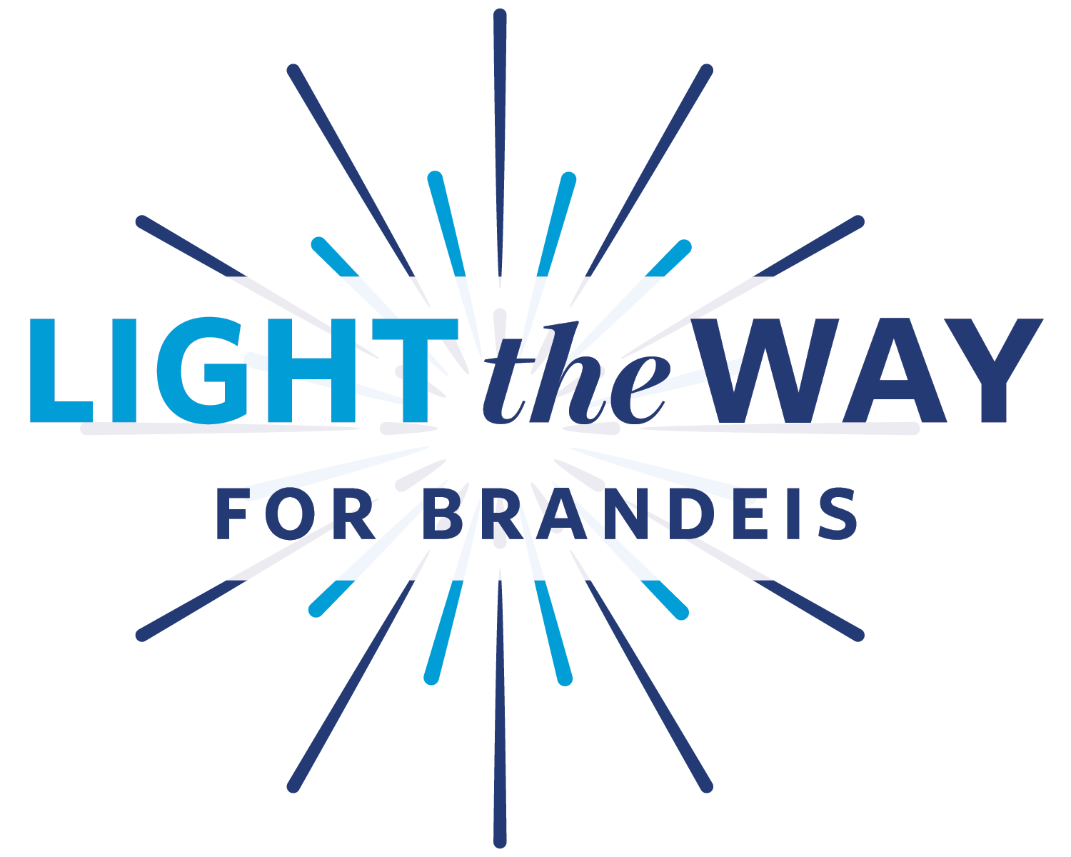Logo for Light the Way Brandeis