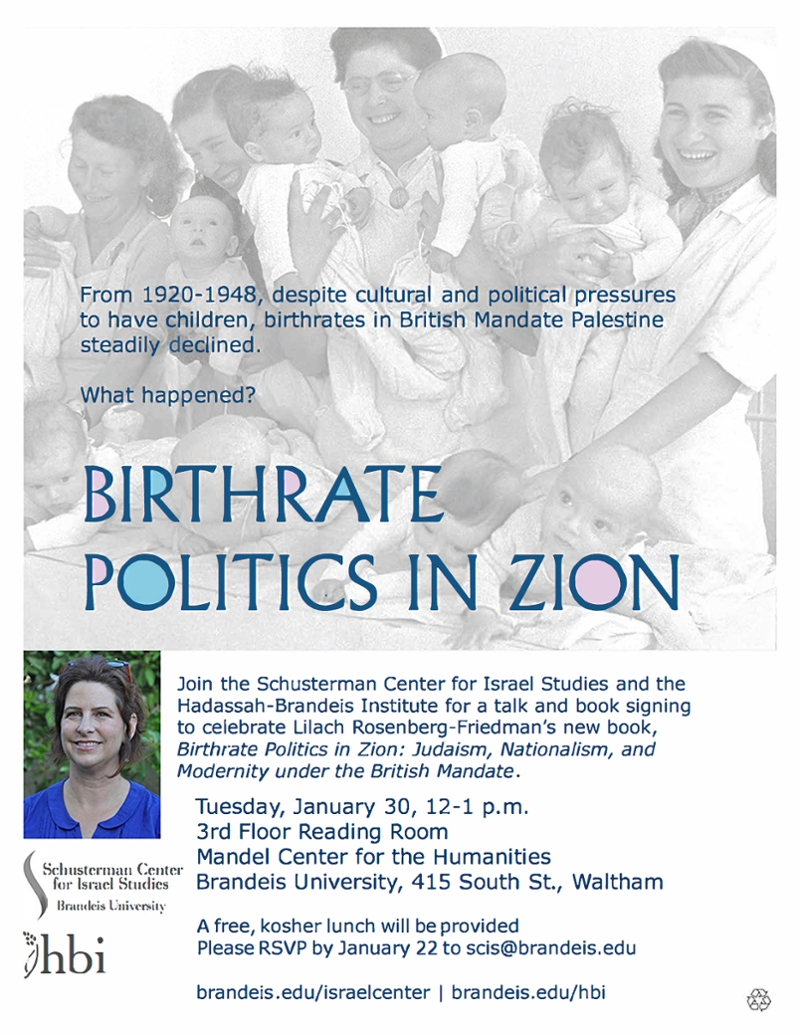 Birthrate Politics Event poster