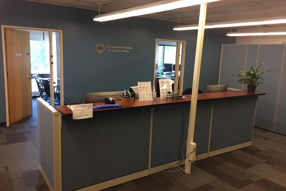 Front desk of the ISSO