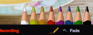 various color pencil options