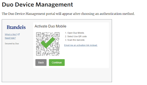 image is of dup device management