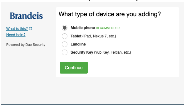 Duo select device