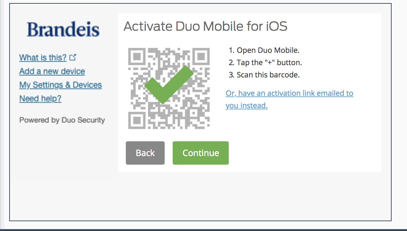 add duo admin account to another dvice