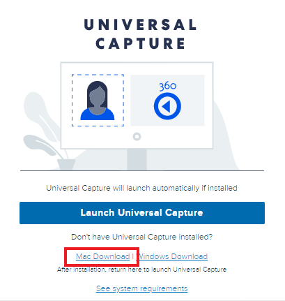 Universal Capture Mac download