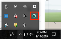 enSilo icon on Windows machine