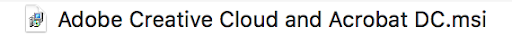 Adobe and Creative Cloud DC build folder