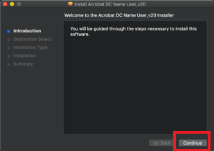 Step 3 of the installation