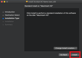 Step four of installation