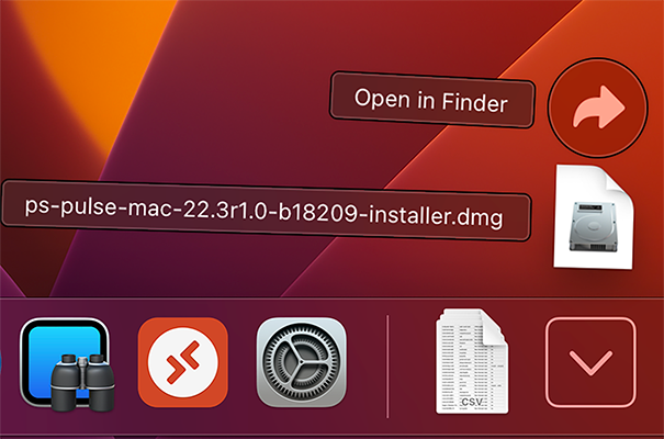 ivanti installer on desktop