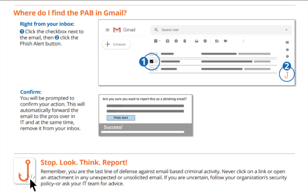 Phish Alert Button image-directions