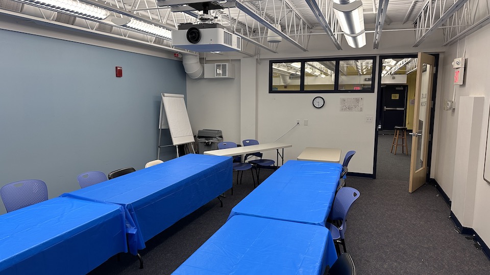 BOLLI Blue room back of classroom