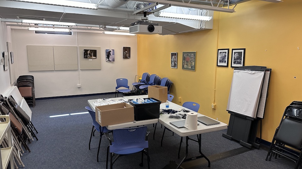 BOLLI Gold room back of classroom