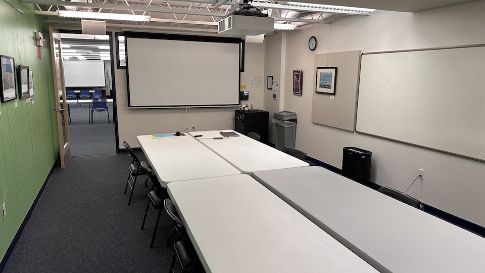 BOLLI Green Room front of classroom