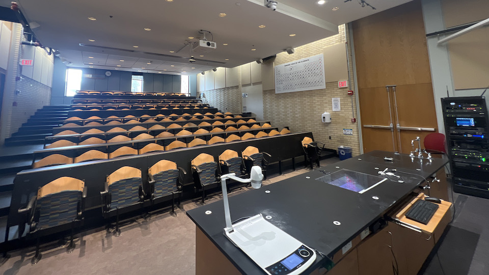 Abelson 131 back of classroom