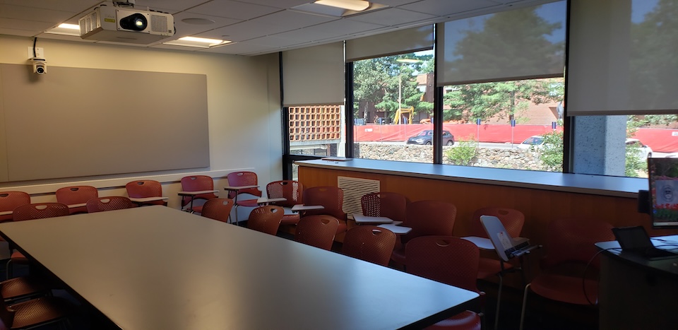 Brown 115 back of classroom