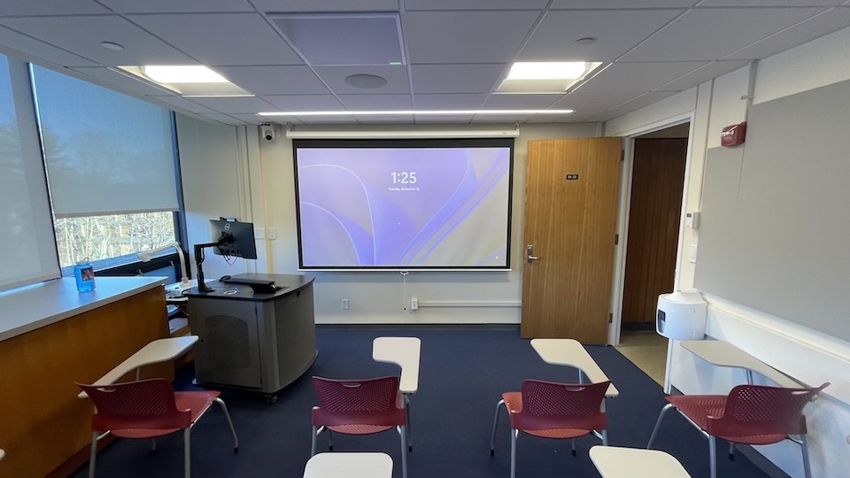 Brown 316 front of classroom