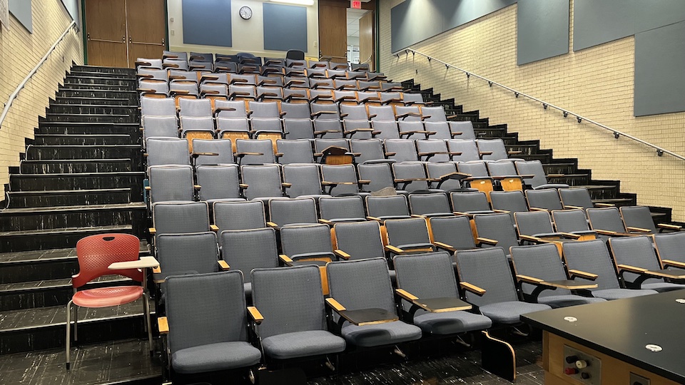 Gerstenzang 121 back of classroom