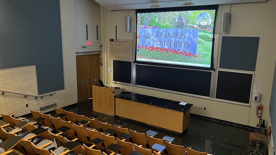 Gerstenzang 121 front of classroom
