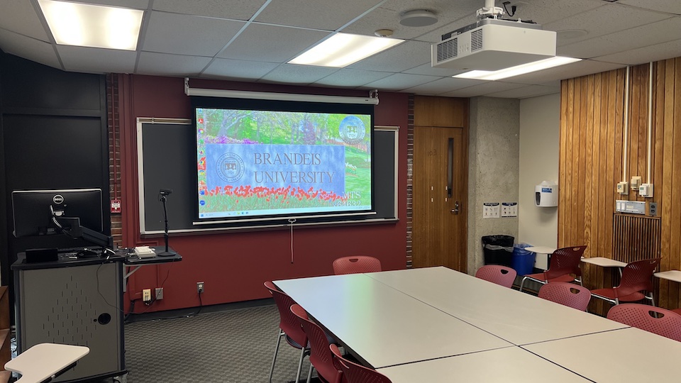 Golding 103 front of classroom